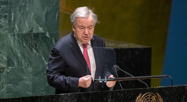 Covid-19, finance, climat, cyberespace et conflits : Guterres appelle à la mobilisation pour affronter ces cinq défis